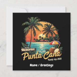 Invitation Faire des souvenirs Punta Cana voyage en famille 2