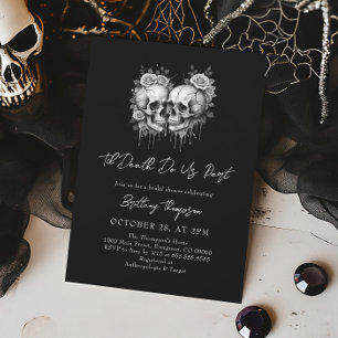 Invitation Faire la fête jusqu'à ce que la mort nous sépare I