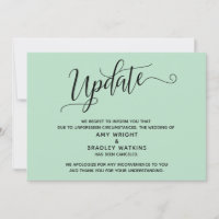 Faire Mariage Annulé Annonce Glacée Menthe