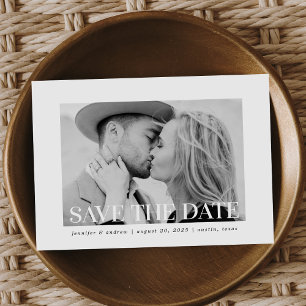 Invitation Faire part de date de mariage à encadrer Simple St