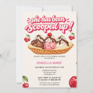 Invitation Faire part de mariage de glace Cream Summer Sweet
