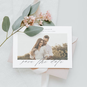 Invitation Faire part de mariage photo de script