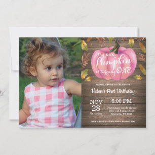Invitation Faire part de premier anniversaire de fille citrou