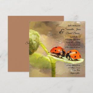 Invitation Faire-parts de mariage personnalisés pour coccinel