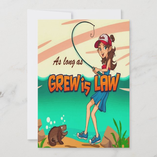 Invitation Faire respecter la loi de Grew (Devant)