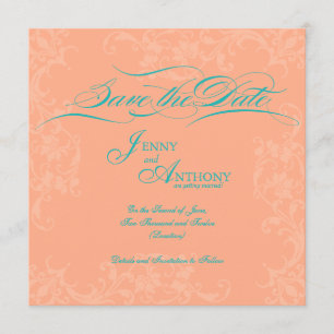 Invitation Faire soi-même un "Save the Date" élégant en écrit