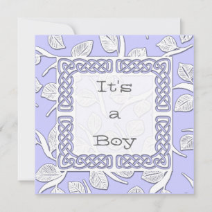Invitation Faire votre annonce de naissance avec une bordure