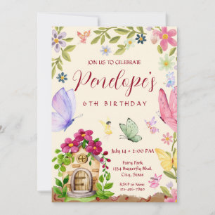 Invitation Fairy Birthday