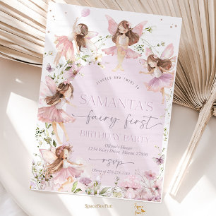 Invitation Fairy Birthday Party