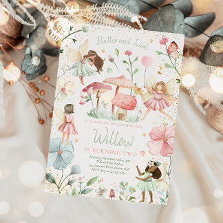Invitation Fairy Birthday Whimsical Princess Fairy Birthday I