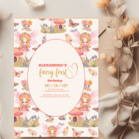 Fairy First Enchanted Woodland 1er Anniversaire