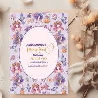 Fairy First Enchanted Woodland 1er Anniversaire