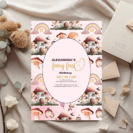 Invitation Fairy First Girl's 1st Birthday