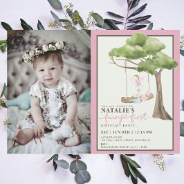 Invitation Fairy First Girl's 1st Birthday Party Photo person