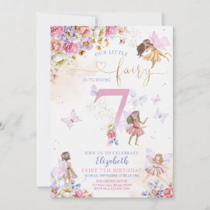 Invitation Fairy Garden Anniversaire