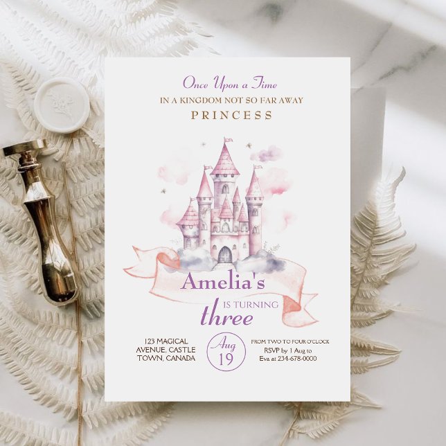 Invitation Fairy Kingdom Princess (Créateur téléchargé)