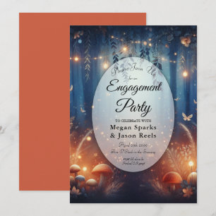 Invitation Fairy Lights in the Moonlit Forest Engagement Part
