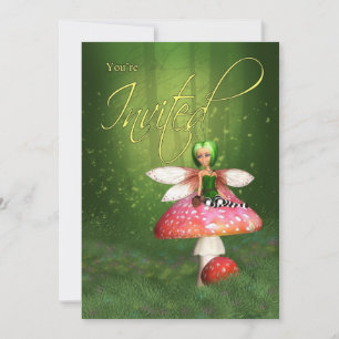Invitation Fairy Princess Birthday Party - Fairy Party Invita