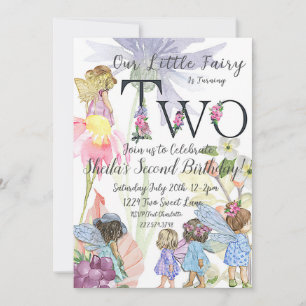 Invitation Fairy Second Birthday