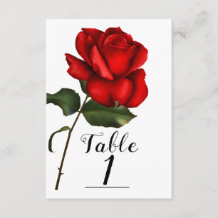 Invitation Fairy Tale Mariage Storybook Rouge Rose Numéro de 