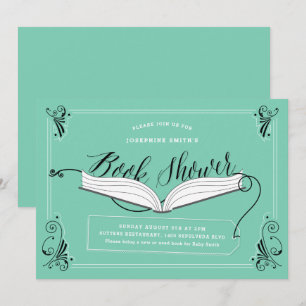 Invitation Fairy Tale Mint Green Genre Neutre Livre Douche