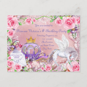 Invitation Fairy Tale Princess Birthday Party