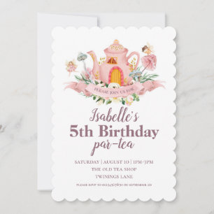 Invitation Fairy Tea Party
