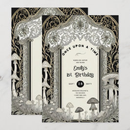 INVITATION FAIRYCORE FAIRYTALE BABYSHOWER 1ER ANNIVERSAIRE TO