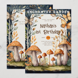 INVITATION FAIRYCORE NATURE BABYSHOWER 1ER ANNIVERSAIRE TOUT