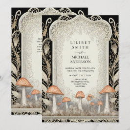 Invitation Fairytale Mariage Fairycore Mushrooms Forest
