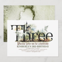 Fairytale Unicorn Dragon Magic Castle 3 Anniversai