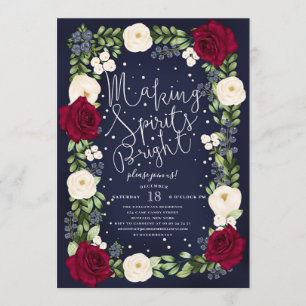 Invitation Faisant à spiritueux la fête de vacances