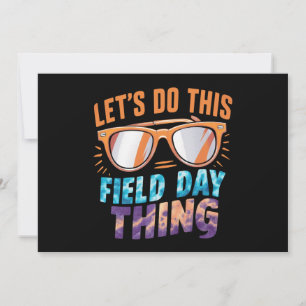 Invitation Faisons cette journée de terrain avec des lunettes