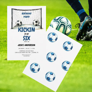 Invitation Faisons du foot à Six 6e anniversaire de foot II