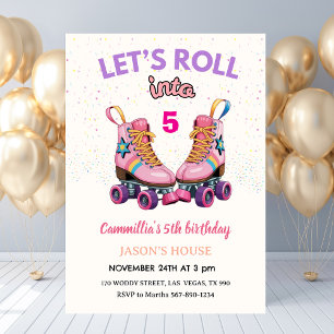 Invitation Faisons du Roller pour les 5 ans de Cammillia 