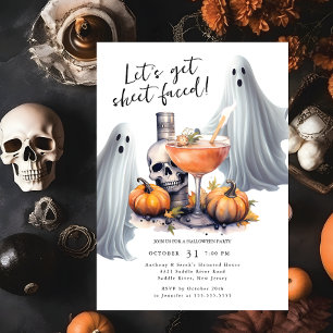 Invitation Faisons face à la fête d'Halloween