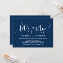 Invitation Faisons la fête, Célébration de mariage en fuite