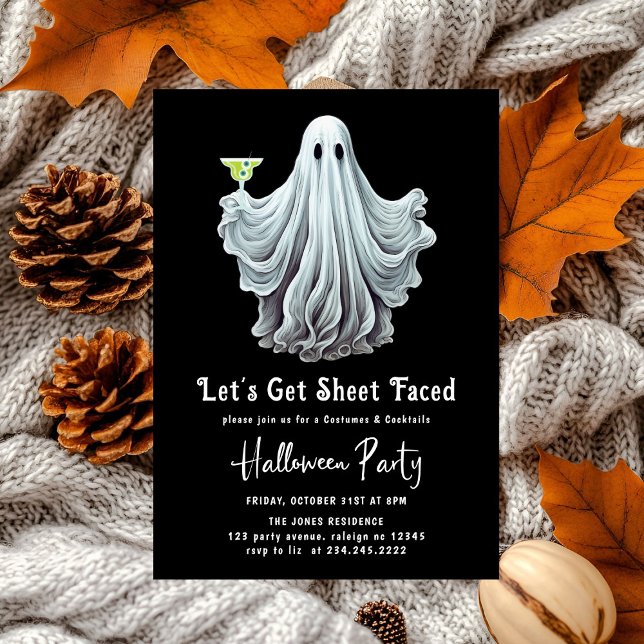 Invitation Faisons la Fête des Toiles Adultes pour Halloween (Créateur téléchargé)