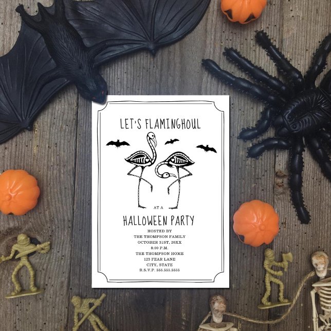 Invitation Faisons la fête d'Halloween de Flaminghoul (Créateur téléchargé)