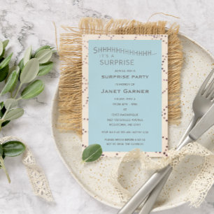 Invitation faite sur commande d'âge d'anniversaire