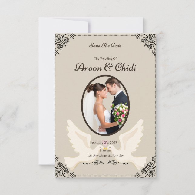 Invitation Faites de votre journée spéciale un souvenir inoub (Devant)