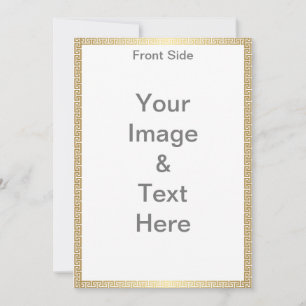 Invitation Faites votre propre Matte 5x7 Fête des pères avant