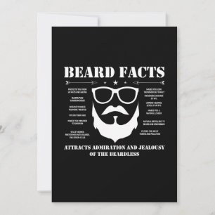 Invitation Faits sur la barbe