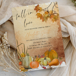 Invitation Fall in Love Bride-to-Be Party