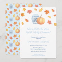 Fall In Loy Preppy Ginger Jar Baby shower Party