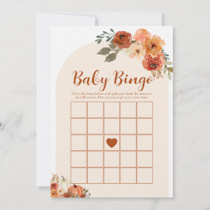 Invitation Fall Little Citrouille Baby Baby shower de Bingo J