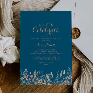 Invitation Fall Meadow Wild Floral Fêtons la fête