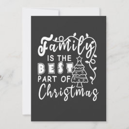 Invitation Famille Christmas