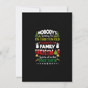 Invitation Family Christmas we are in this together Merry
