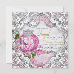 Invitation Fancy Royal Princess Baby shower
